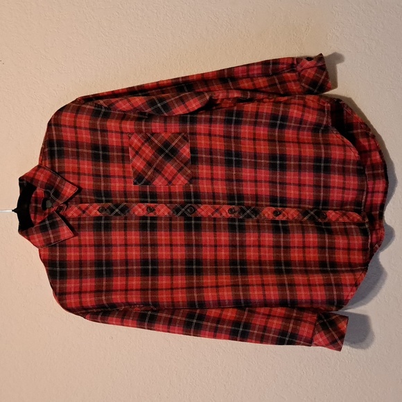 Upcycled Skull Flannel - Picture 3 of 7